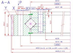 Poglądowy obraz łożyska 9E-1Z20-0309-0628