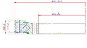 90-1Z10-0250-0176-5; Łożysko o średnicy zewnętrznej 304 mm