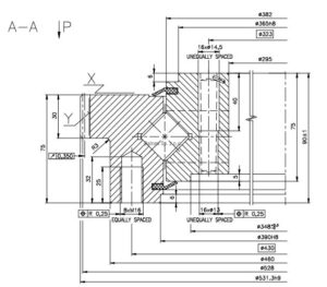 9E-1Z20-0384-0631; Łożysko o średnicy zewnętrznej 531,3 mm