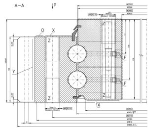 9E-2B40-3599-1470; Łożysko o średnicy zewnętrznej 3866 mm