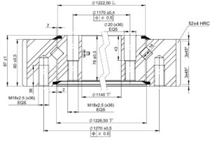 E.1334.25.00.D.7; Łożysko o średnicy zewnętrznej 1343 mm