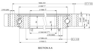 E.1727.20.00.D.1; Łożysko o średnicy zewnętrznej 1727 mm