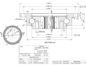 I.1400.32.00.C; Łożysko o średnicy zewnętrznej 1400 mm