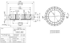 I.340.16.00.D.1; Łożysko o średnicy zewnętrznej 340 mm