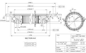 I.850.20.00.C; Łożysko o średnicy zewnętrznej 848 mm