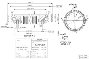 I.916.20.00.B; Łożysko o średnicy zewnętrznej 916 mm