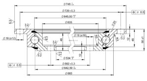 SD.750.20.00.C; Łożysko o średnicy zewnętrznej 748mm