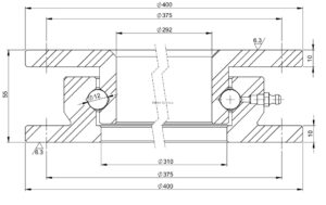 U.400.12; Obrotnica o średnicy zewnętrznej 400 mm