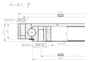 9I-1B16-0400-1393; Łożysko o średnicy zewnętrznej 458 mm